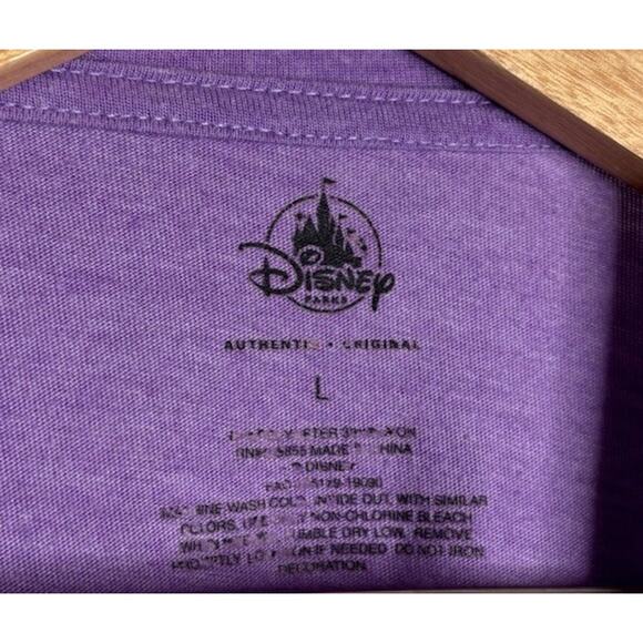Disney Tank Top Little Mermaid Purple Dingle Hopper Snart Blat Silver Back Knot - Picture 6 of 7